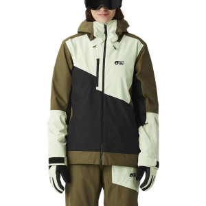 Women's Picture Seen Jacket Large Tobacco
