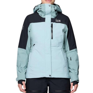 Women's Mountain Hardwear Powder Maven Jacket Large Ice Shadow/Blue Sage/Black