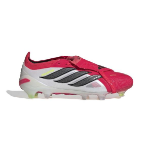 adidas Predator Elite Fold Over Tongue Molded Soccer Cleats M9/W10 Lucid Red/Core Black/Footwear White