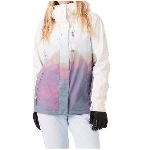 Women's Roxy Jetty Print 3-in-1 Jacket Large Blurry Escape