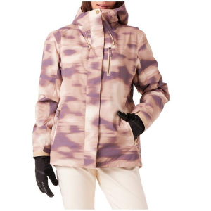 Women's Roxy Jetty Print Jacket Medium Tan Combo