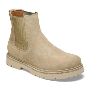 Women's BIRKENSTOCK Highwood Chelsea Boots Casual 38 Taupe Suede