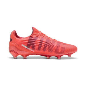 Women's Puma King Ultimate Molded Soccer Cleats 10 Glowing Red/PUMA White/Red Fire