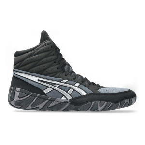 Men's ASICS Aggressor 6 Wrestling Shoes 9 Regular Black/Silver
