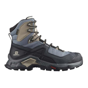 Women's Salomon Quest Element GTX Hiking Boots Outdoor 10 Ebony/Rainy Day/Stormy Weather