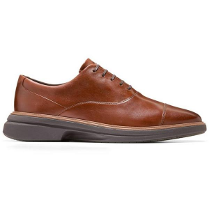 Men's Cole Haan Origianl Grand City Spectre Cap Toe Dress Shoes Regular 11.5 British Tan/Java