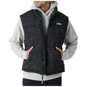 Men's Legends Alpine Puffer Vest 2XLarge Black White Splatter
