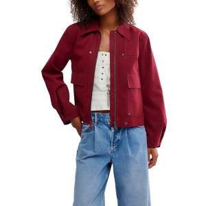 Women's Free People We The Free Blair Vegan Suede Jacket Large Dionysus
