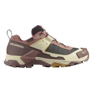 Women's Salomon X-Ultra 5 Hiking Shoes 9.5 Regular Burlwood/French Roast/Rattan