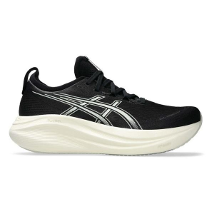 Men's ASICS Gel-Nimbus 27 Running Shoes 9 Extra Wide Black/Grey Heather