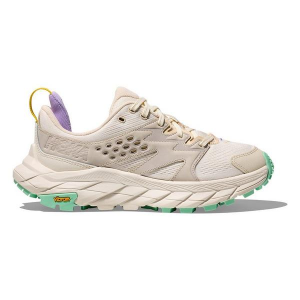 Women's HOKA Anacapa Breeze Low Hiking Shoes 6.5 Regular Alabaster / Mint Fluorite