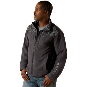 Men's Ariat Pioneer Stretchshell Jacket Medium Charcoal Grey Heather