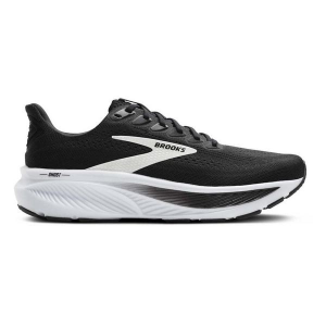 Men's Brooks Ghost 17 Running Shoes 12 Wide Black/Grey Heather/White