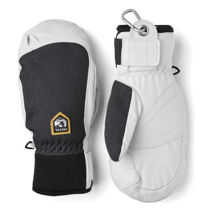 Men's Hestra Army Leather Patrol Mittens 10 Charcoal