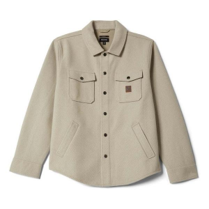 Men's Brixton Durham Brushed Menswear Long Sleeve Shacket Large Elm