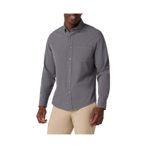 Men's Mizzen+Main City Long Sleeve Flannel XLarge Pewter Heather