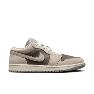 Women's Air Jordan 1 Low SE Sneakers 6.5 Regular Enigma Stone/Oatmeal-Pale Ivory-Hemp