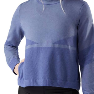 Women's Smartwool Intraknit Alpine Long Sleeve Base Layer XLarge Nightfall Blue