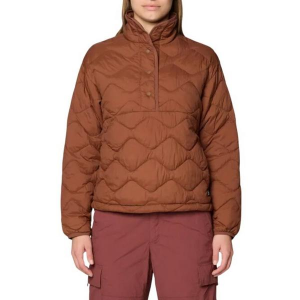 Women's Mountain Hardwear Seek Out 1/4 Snap Pullover XLarge Cocoa Brown