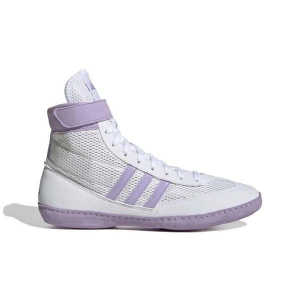 Women's adidas Combat Speed 4 Wrestling Shoes 9 Regular White/Purple