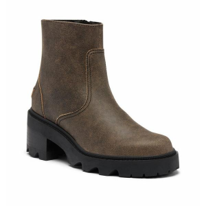 Women's SOREL Joan Now(TM) Zip Bootie Dress Boots Casual 7.5 Canoe, Black