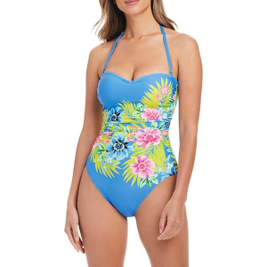 Women's Bleu Rod Beattie Lets Get Away One Piece Swimsuit Contemporary 8 Multi