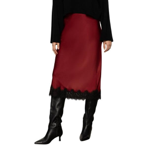 Women's Sanctuary Lace Slip Skirt Small Crimson