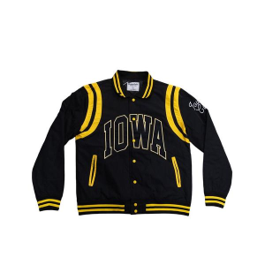Homefield Apparel Iowa Hawkeyes Premium Bomber Jacket