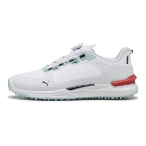 Men's Puma IGNITE ELEVATE 2 Spikeless Golf Shoes 8.5 Regular White/Mint