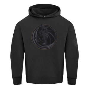 Dallas Mavericks Pro Standard Black Out Hoodie Large Black
