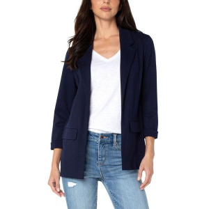 Women's Liverpool Los Angeles Boyfriend Short Blazer 2XLarge Cadet Blue