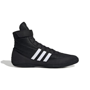 Men's adidas Combat Speed 4 Wrestling Shoes 6.5 Regular Black/White