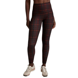 Women's Beyond Yoga Spacedye Caught in the Midi Printed Leggings XSmall Dark Cherry Preppy Plaid