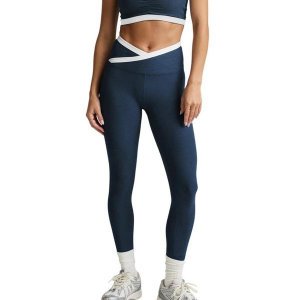 Women's Beyond Yoga Spacedye Outlines High Waisted Midi Leggings XLarge Nocturnal Navy