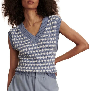 Women's Varley Sweater Vest Antonella Knit Small Infinity Blue