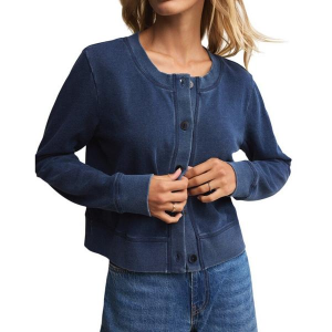Women's Z Supply Cardigan Daily Knit Denim XSmall Indigo