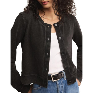 Women's Z Supply Cardigan Daily Knit Denim XSmall Black