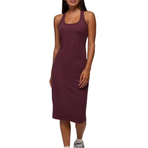 Women's prAna Heavana Racerback Dress XLarge Deep Vino Heather