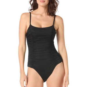 Women's Beach House Sloane Ruched Underwire One Piece Swimsuit Misses 16 Black