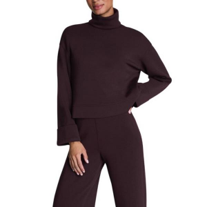 Women's Spanx Pullover Sweater AirEssentials Large Truffle Brown