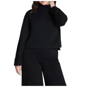 Women's Spanx Pullover Sweater AirEssentials Small Very Black