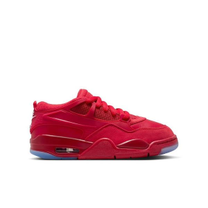 Kids' Air Jordan 4 RM Sneakers Big 5 Regular Varsity Red/White/Blue Tint/Black