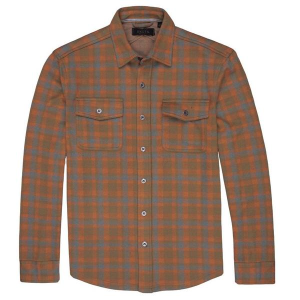 Men's Dakota Grizzly Knox Long Sleeve Button Up Shirt 2XLarge Copper Storm