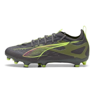 Kids' Puma Ultra 5 Pro Molded Soccer Cleats Big 4.5 Matte Aged Silver/Yellow Alert/Sun Struck