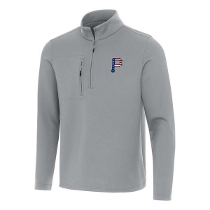 Pittsburgh Pirates Antigua Americana Insider 1/4 Zip Small Skyscraper