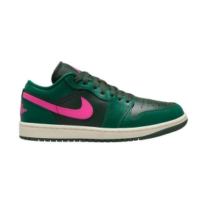 Women's Air Jordan 1 Low Sneakers 6.5 Regular Malachite/Fir-Pink Blast-Coconut Milk