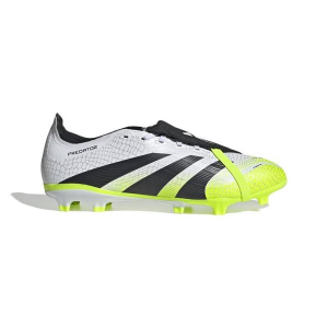 adidas Predator League Fold Over Tongue Molded Soccer Cleats M10.5/W11.5 White/Black/Volt