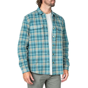 Men's Marsh Wear Seadrift Fleece Snap Long Sleeve Button Up Shirt XLarge Trellis