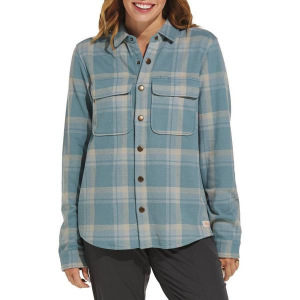 Women's Marsh Wear Seadrift Overshirt Long Sleeve Shacket Large Tourmaline
