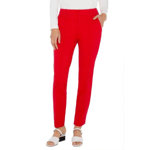 Women's Liverpool Los Angeles Gemma Cigarette Dress Pants 2 Tango Red